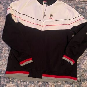 ENYCE Black and White Track Jacket